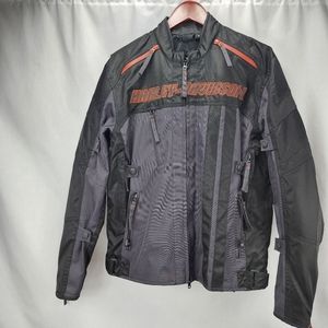 Harley-Davidson Riding heavy duty nylon Jacket Men's M. Many zipped vents!